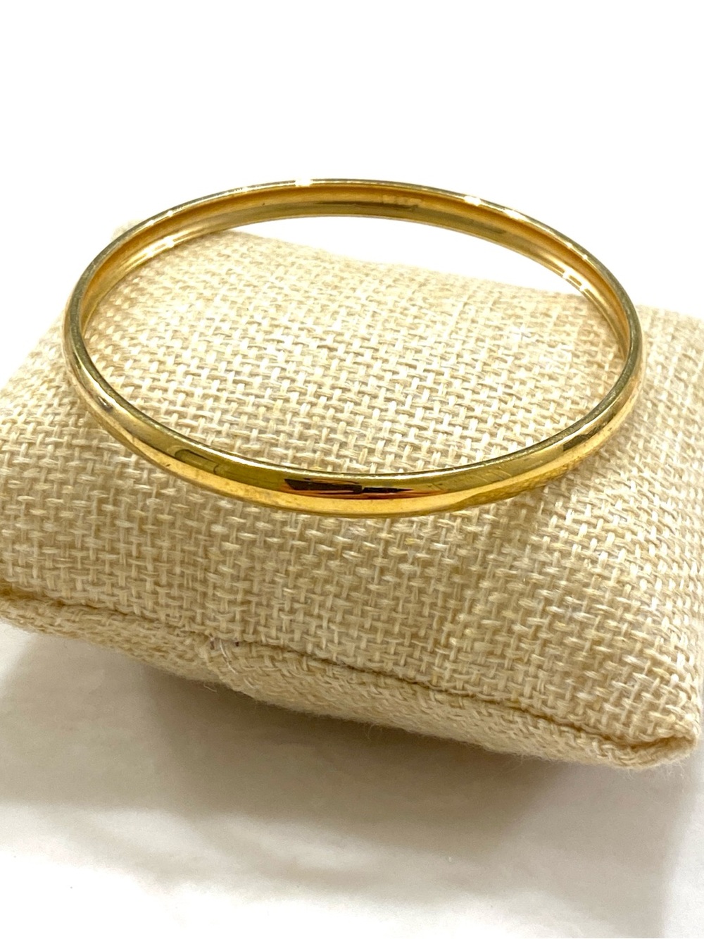 J. Crew Polished Gold Slim Bangle Bracelet